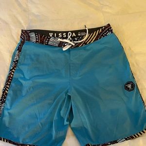 Vissla swim trunks. Men’s waist 34.